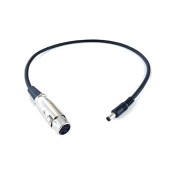Adapterkabel XLR female till DC male - 500mm