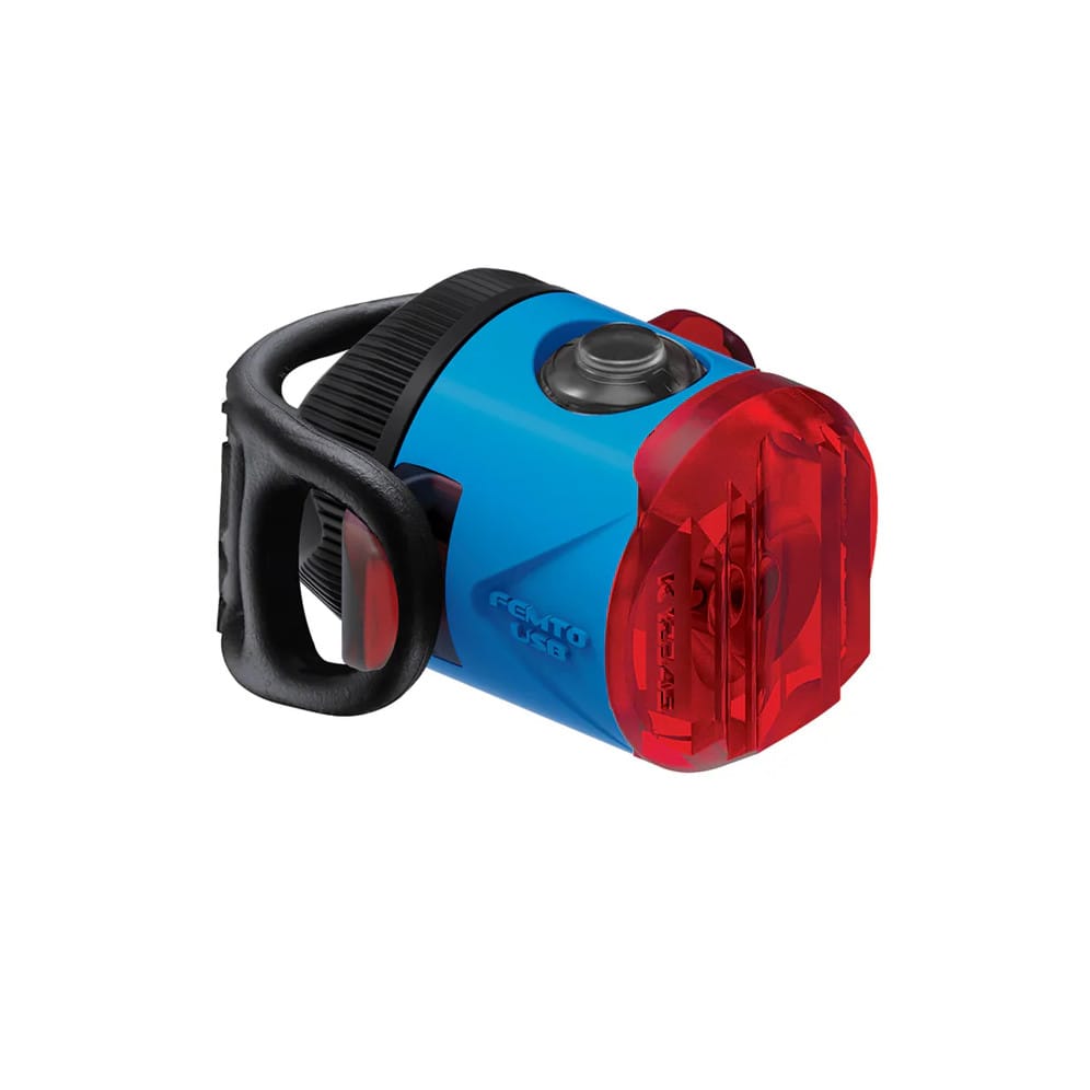 Lezyne Femto Drive USB baklampa blå