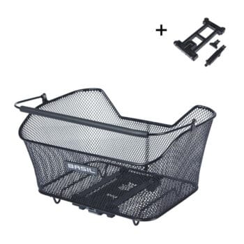 Basil Base M cykelkorg inklusive MIK-adapter