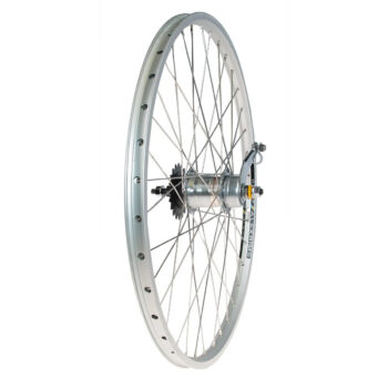 Alex bakhjul, 28´ 3 vxl Shimano Nexus för fotbroms, silver fälg